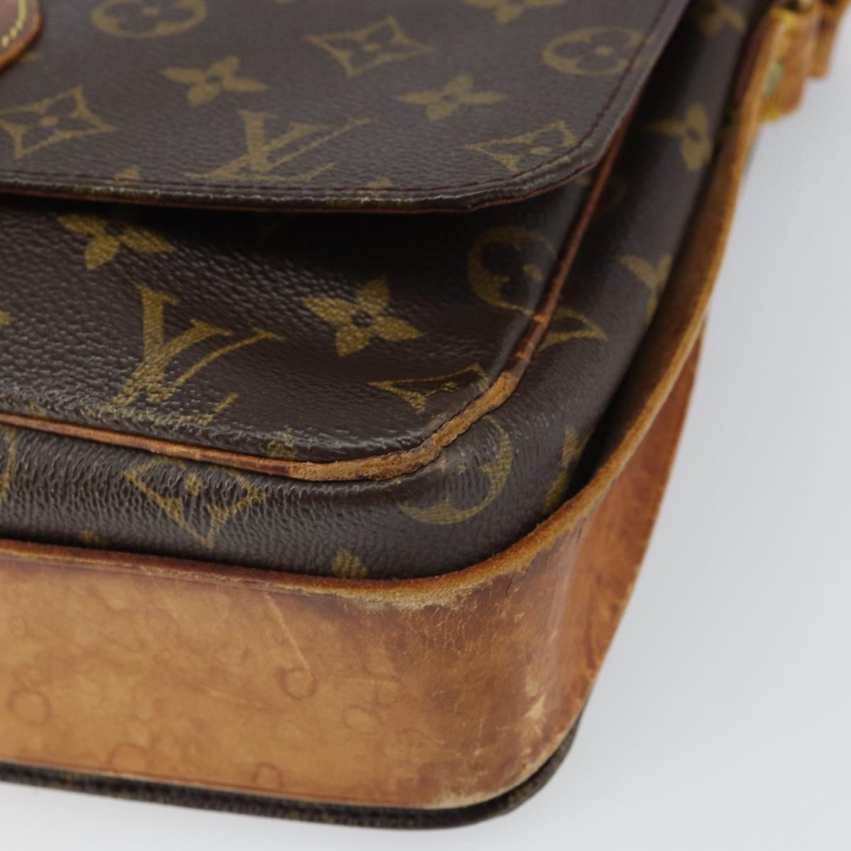 LOUIS VUITTON Monogram Cartouchiere GM Shoulder Bag M51252 LV Auth 166513