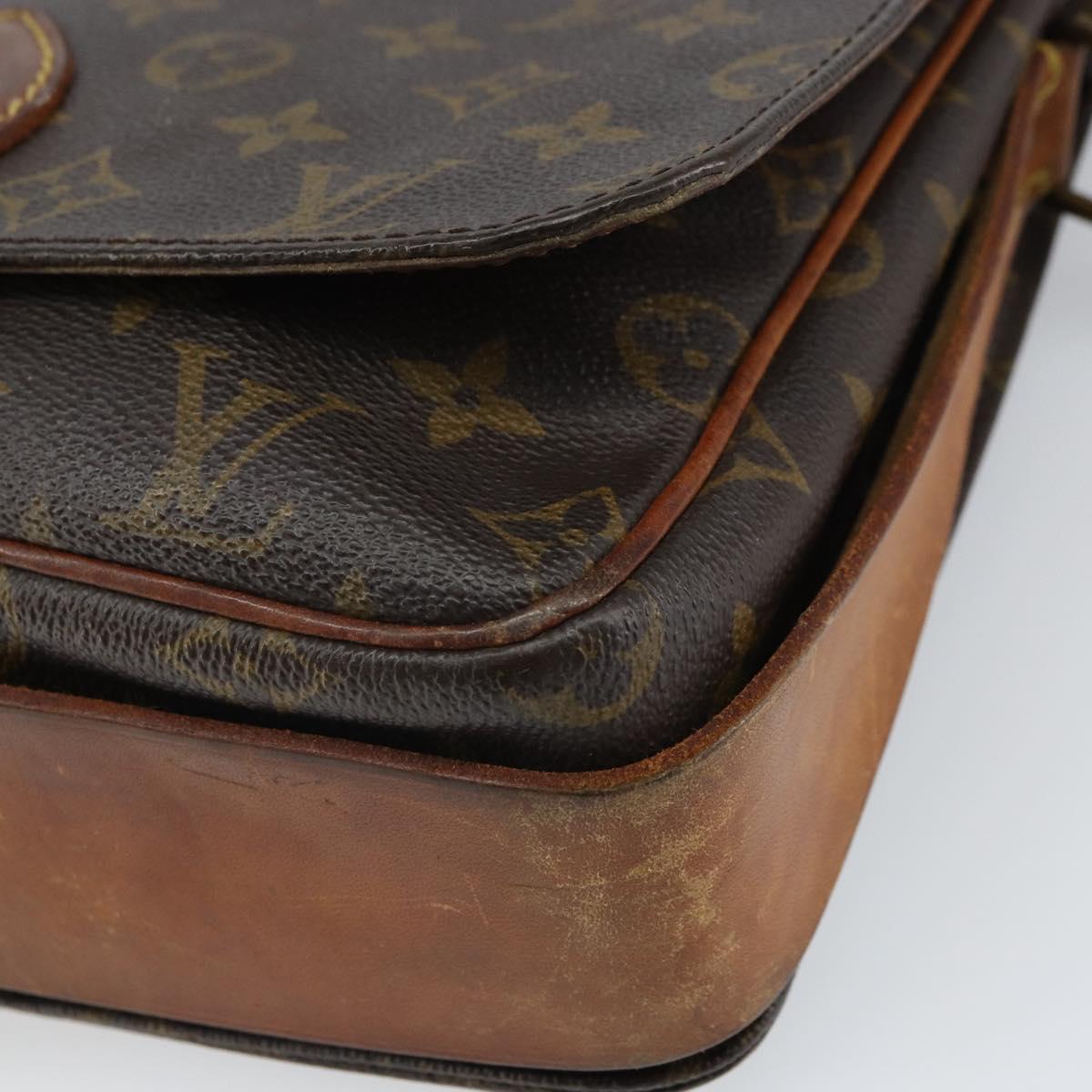 LOUIS VUITTON Monogram Cartouchiere GM Shoulder Bag M51252 LV Auth 166514