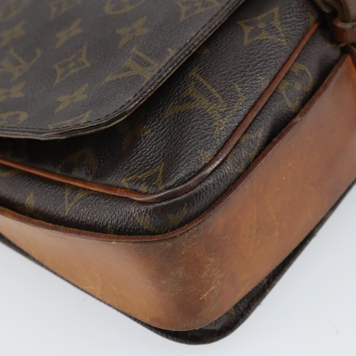 LOUIS VUITTON Monogram Cartouchiere GM Shoulder Bag M51252 LV Auth 166514