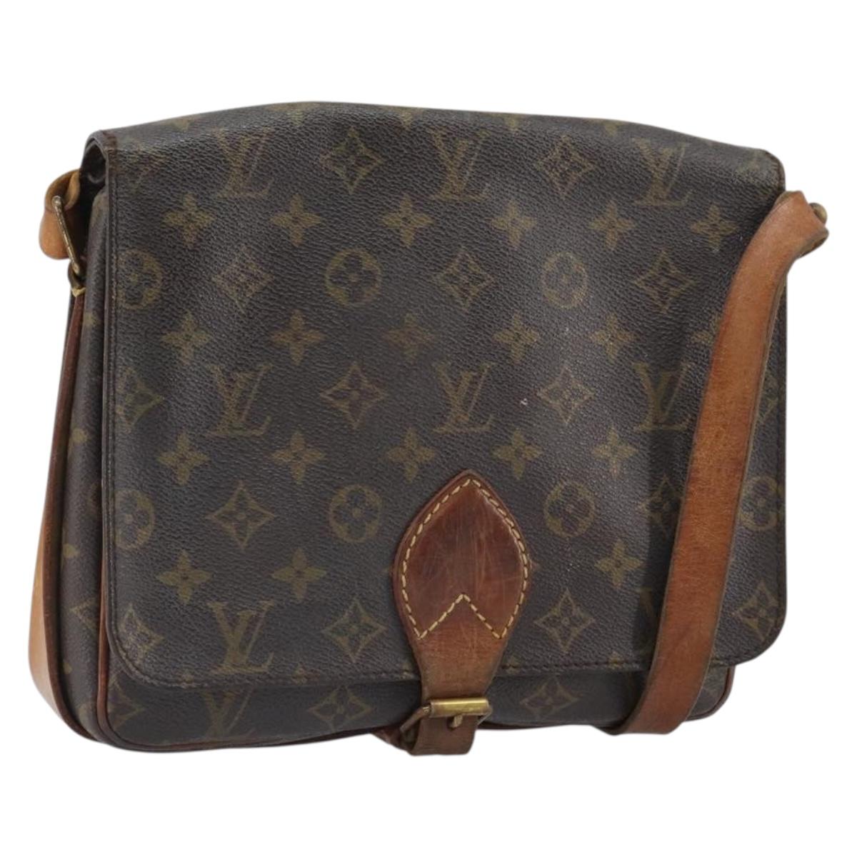 LOUIS VUITTON Monogram Cartouchiere GM Shoulder Bag M51252 LV Auth 166514