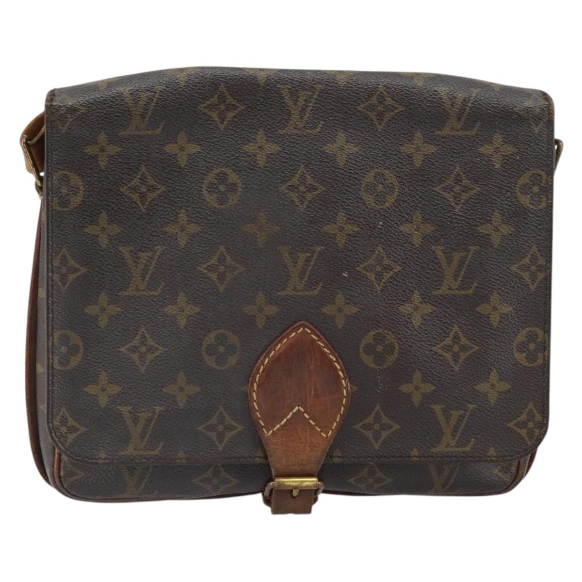 LOUIS VUITTON Monogram Cartouchiere GM Shoulder Bag M51252 LV Auth 166514