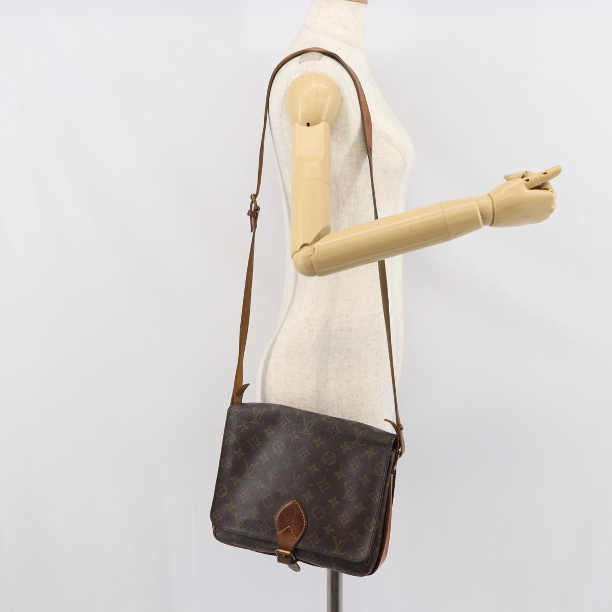 LOUIS VUITTON Monogram Cartouchiere GM Shoulder Bag M51252 LV Auth 166514