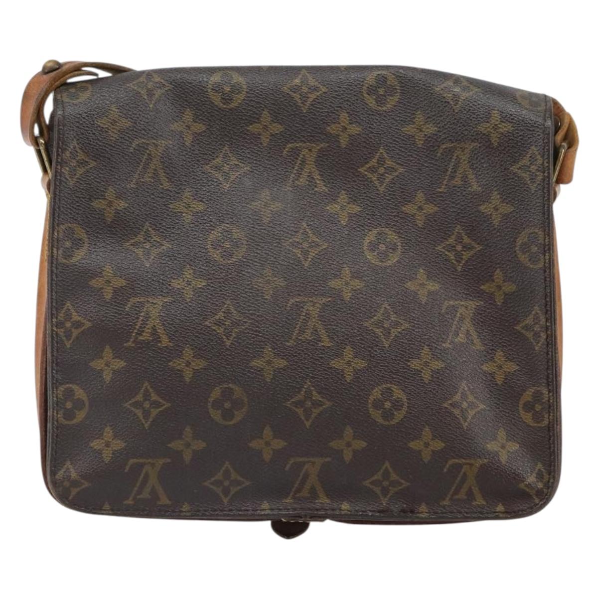 LOUIS VUITTON Monogram Cartouchiere GM Shoulder Bag M51252 LV Auth 166514