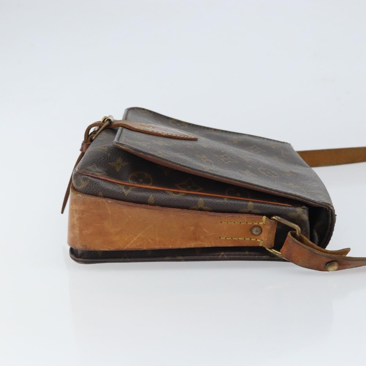 LOUIS VUITTON Monogram Cartouchiere GM Shoulder Bag M51252 LV Auth 166514