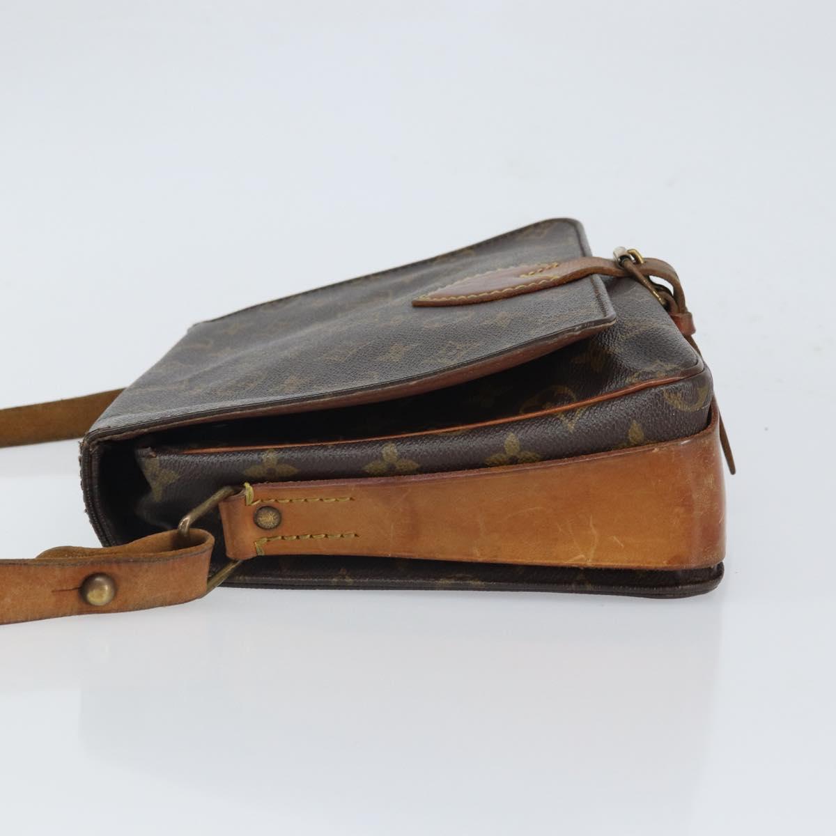 LOUIS VUITTON Monogram Cartouchiere GM Shoulder Bag M51252 LV Auth 166514