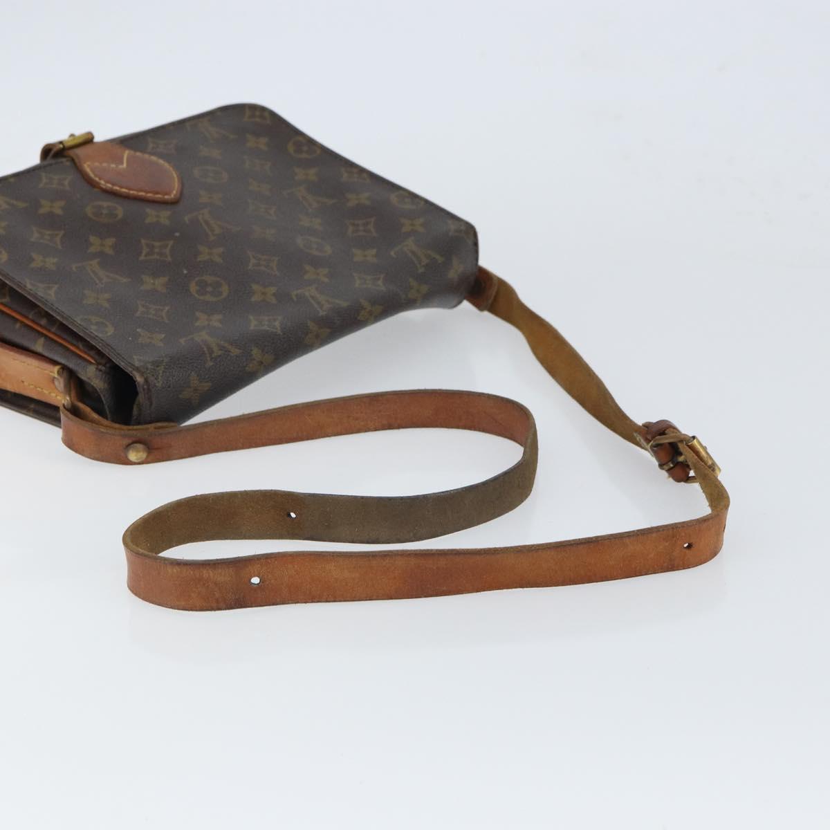LOUIS VUITTON Monogram Cartouchiere GM Shoulder Bag M51252 LV Auth 166514