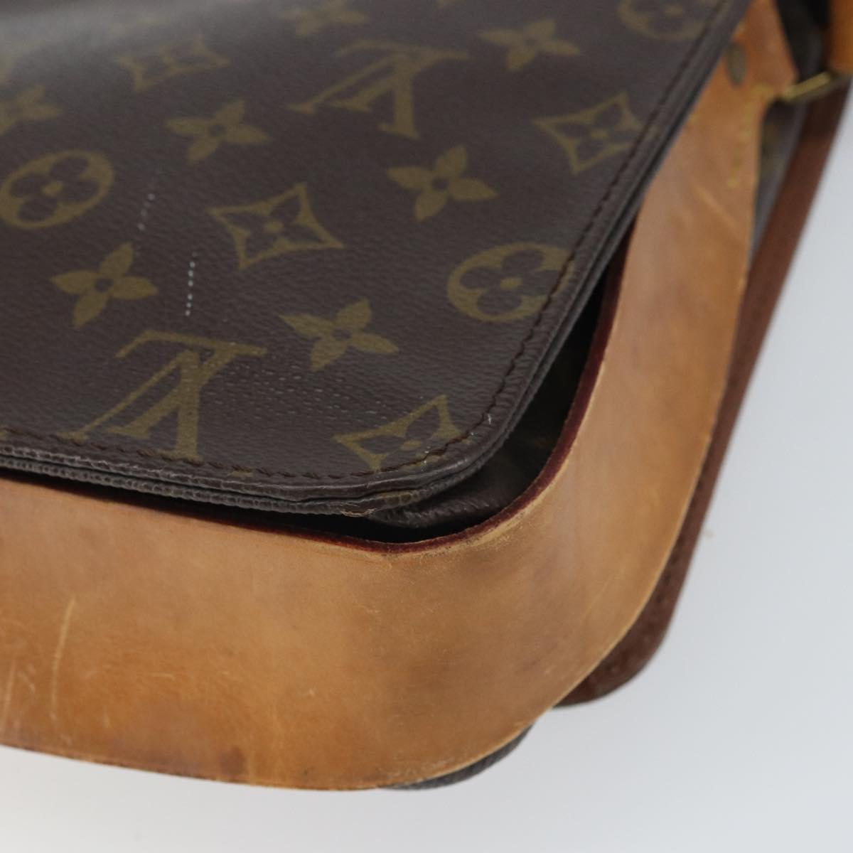 LOUIS VUITTON Monogram Cartouchiere GM Shoulder Bag M51252 LV Auth 166516