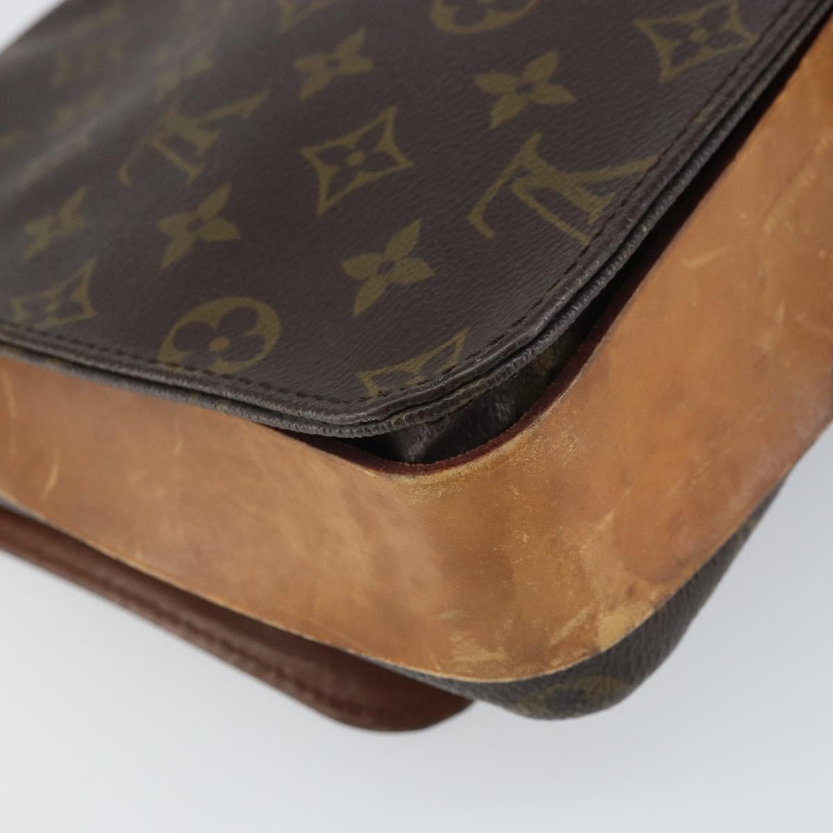 LOUIS VUITTON Monogram Cartouchiere GM Shoulder Bag M51252 LV Auth 166516