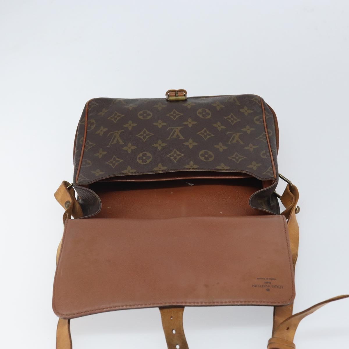LOUIS VUITTON Monogram Cartouchiere GM Shoulder Bag M51252 LV Auth 166516