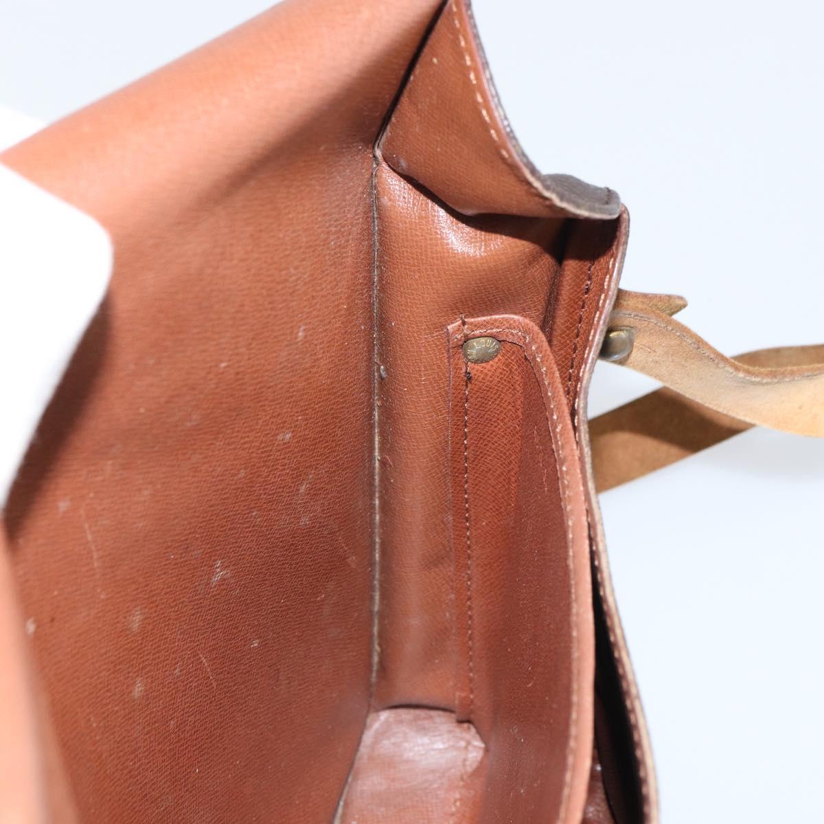 LOUIS VUITTON Monogram Cartouchiere GM Shoulder Bag M51252 LV Auth 166516