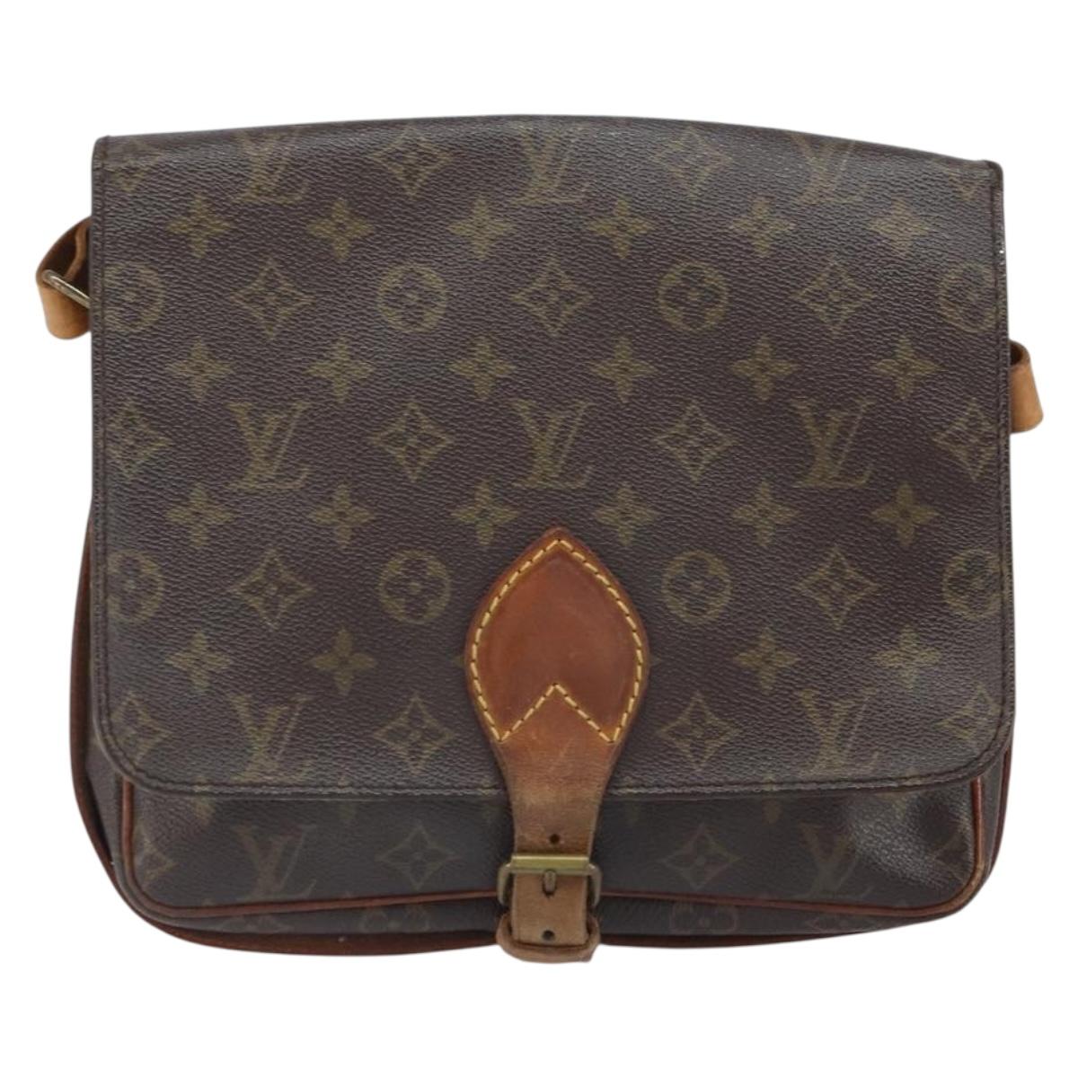 LOUIS VUITTON Monogram Cartouchiere GM Shoulder Bag M51252 LV Auth 166516