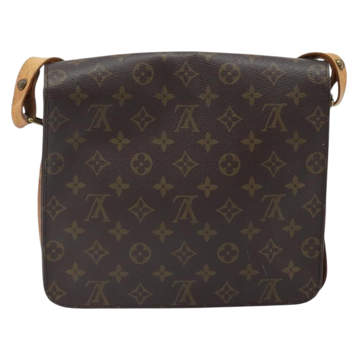 LOUIS VUITTON Monogram Cartouchiere GM Shoulder Bag M51252 LV Auth 166516