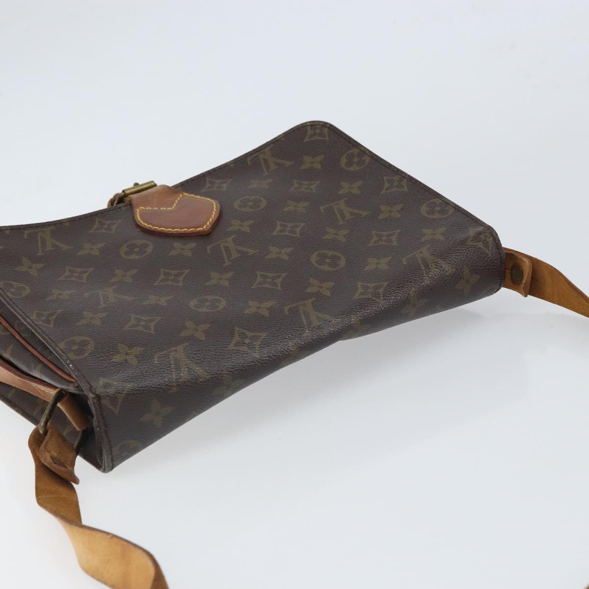 LOUIS VUITTON Monogram Cartouchiere GM Shoulder Bag M51252 LV Auth 166516