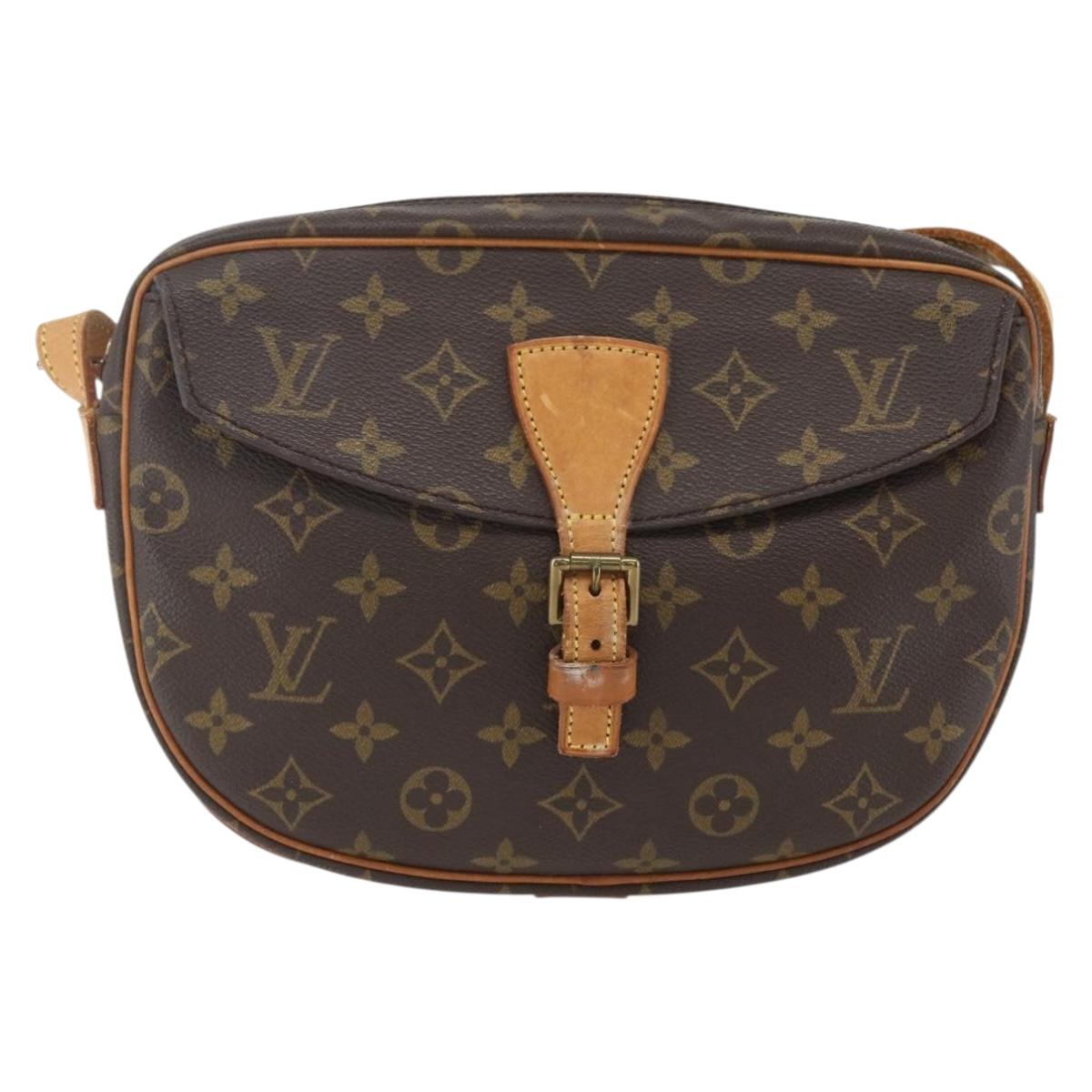 LOUIS VUITTON Monogram Jeune Fille MM Shoulder Bag M51226 LV Auth 166520