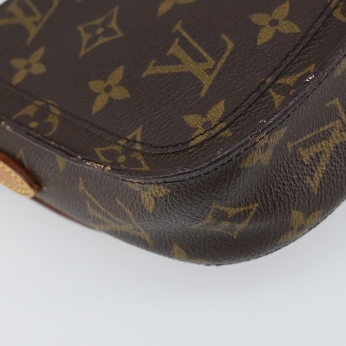 LOUIS VUITTON Monogram Saint Cloud PM Shoulder Bag M51244 LV Auth 166523