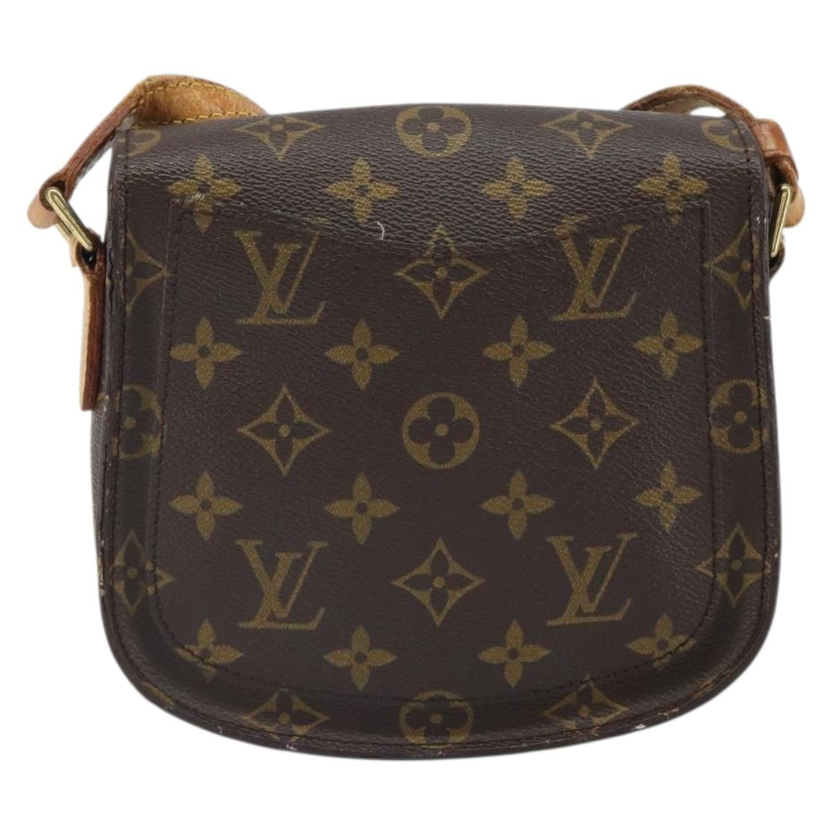 LOUIS VUITTON Monogram Saint Cloud PM Shoulder Bag M51244 LV Auth 166523