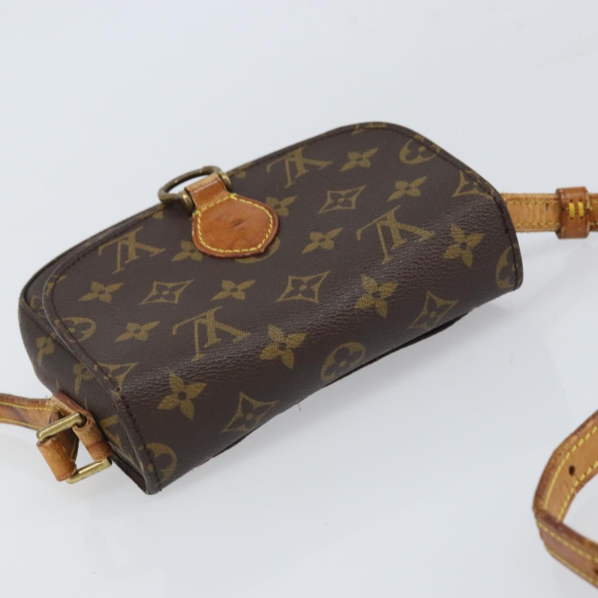 LOUIS VUITTON Monogram Saint Cloud PM Shoulder Bag M51244 LV Auth 166523