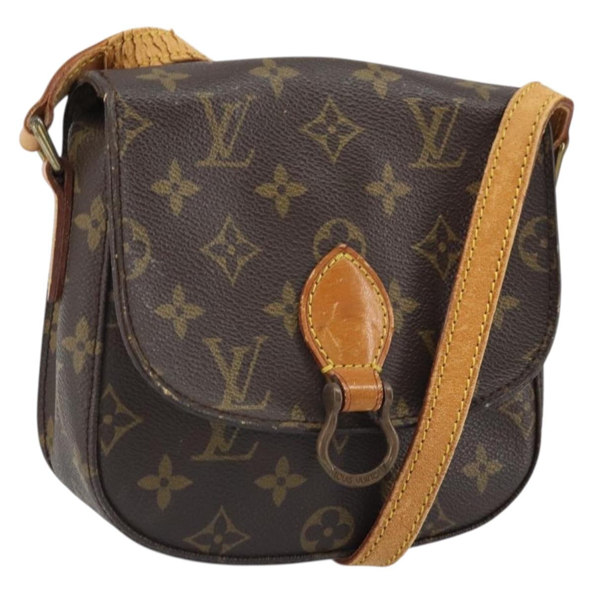 LOUIS VUITTON Monogram Saint Cloud PM Shoulder Bag M51244 LV Auth 166524