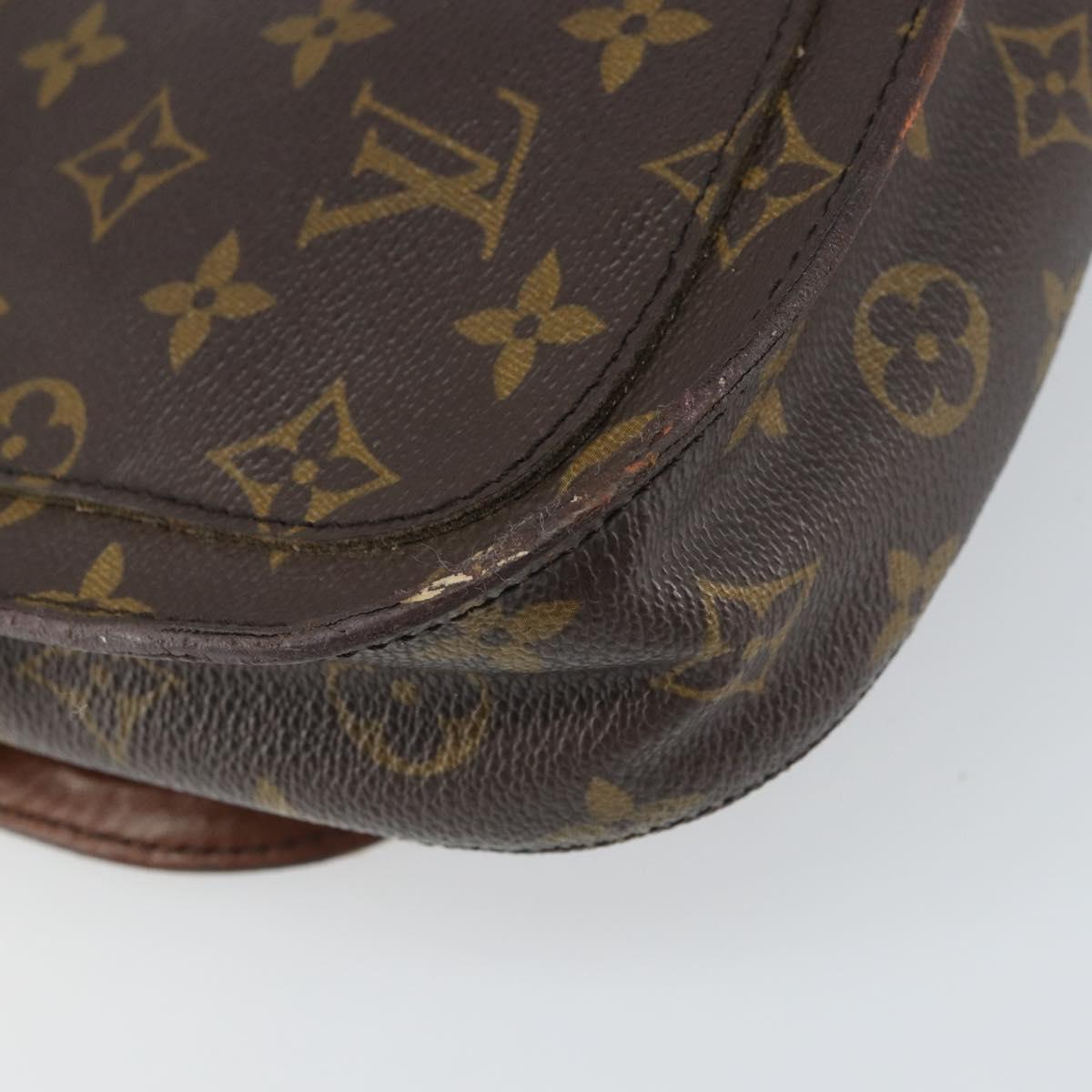LOUIS VUITTON Monogram Saint Cloud MM Shoulder Bag M51243 LV Auth 166526