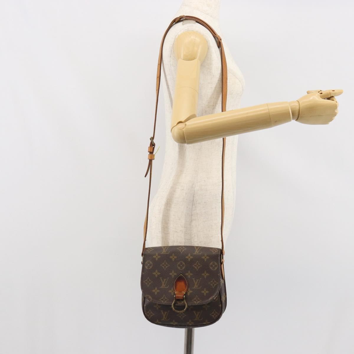 LOUIS VUITTON Monogram Saint Cloud MM Shoulder Bag M51243 LV Auth 166526