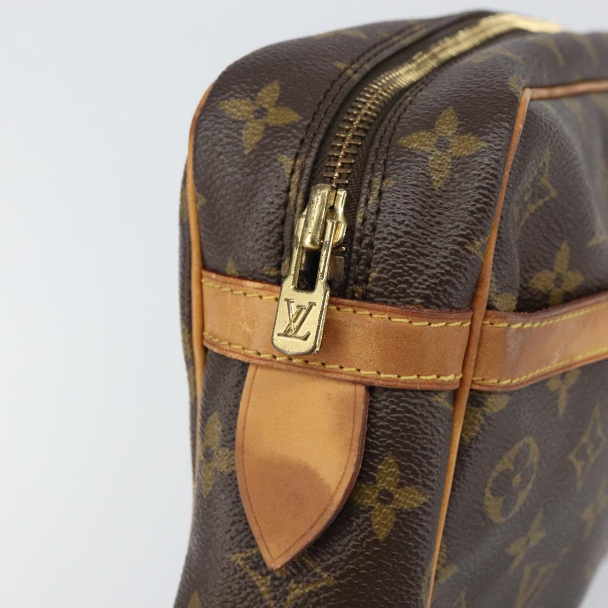 LOUIS VUITTON Monogram Compiegne 28 Clutch Bag M51845 LV Auth 166535