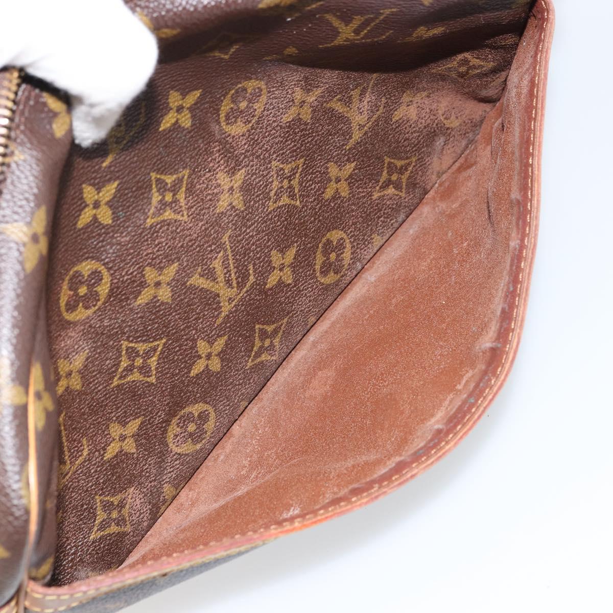 LOUIS VUITTON Monogram Compiegne 28 Clutch Bag M51845 LV Auth 166535