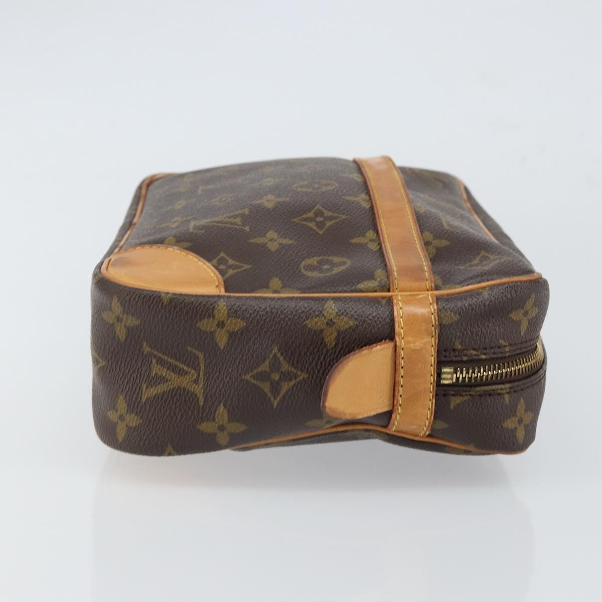 LOUIS VUITTON Monogram Compiegne 28 Clutch Bag M51845 LV Auth 166535