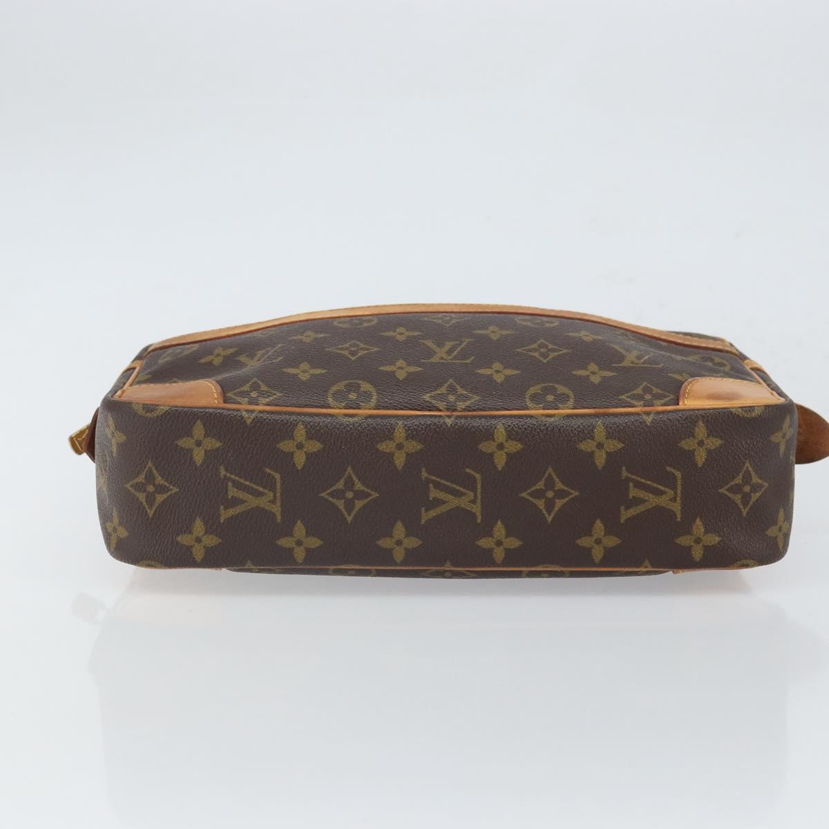 LOUIS VUITTON Monogram Compiegne 28 Clutch Bag M51845 LV Auth 166535