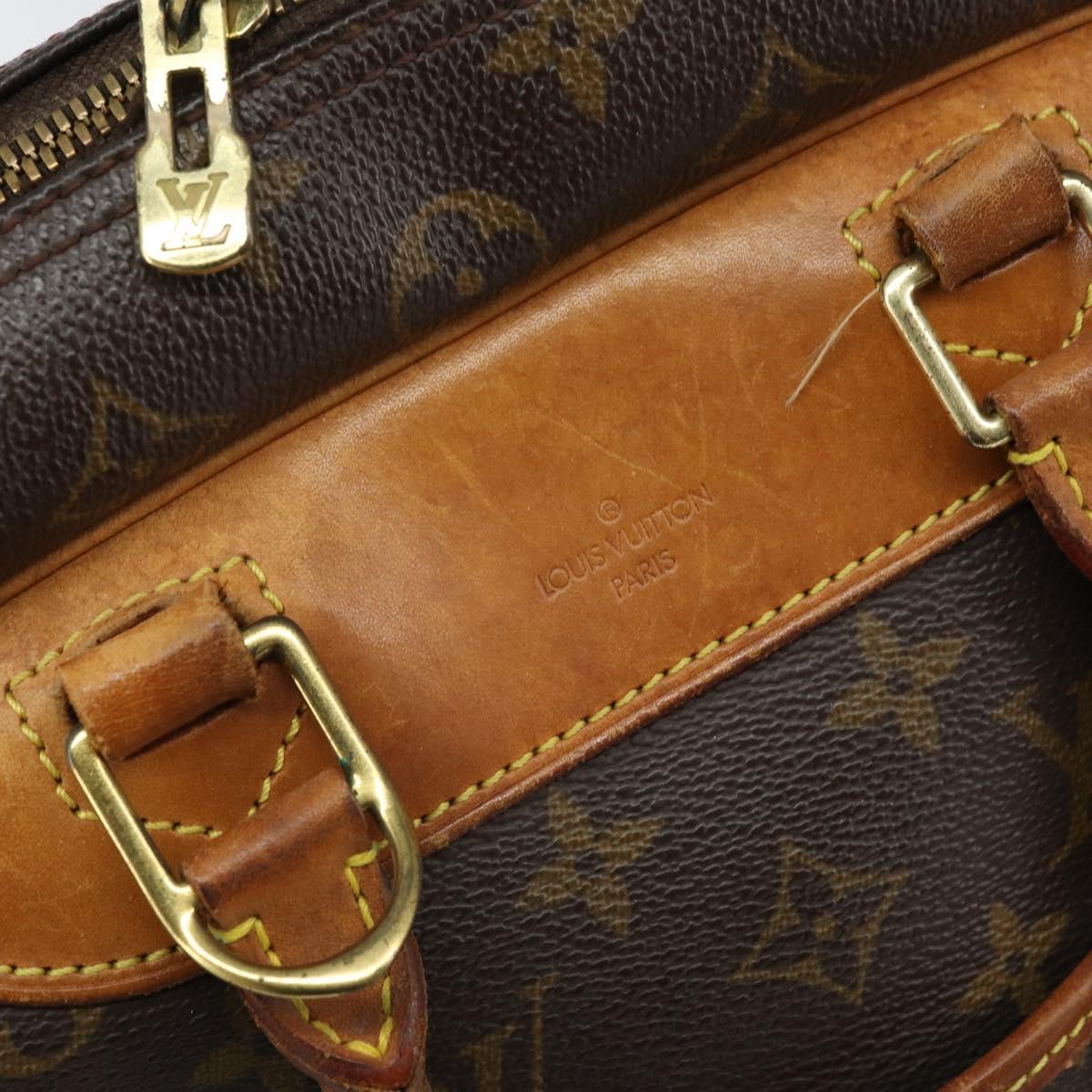 LOUIS VUITTON Monogram Deauville Hand Bag M47270 LV Auth 166538
