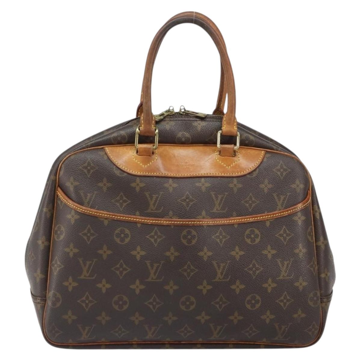 LOUIS VUITTON Monogram Deauville Hand Bag M47270 LV Auth 166538