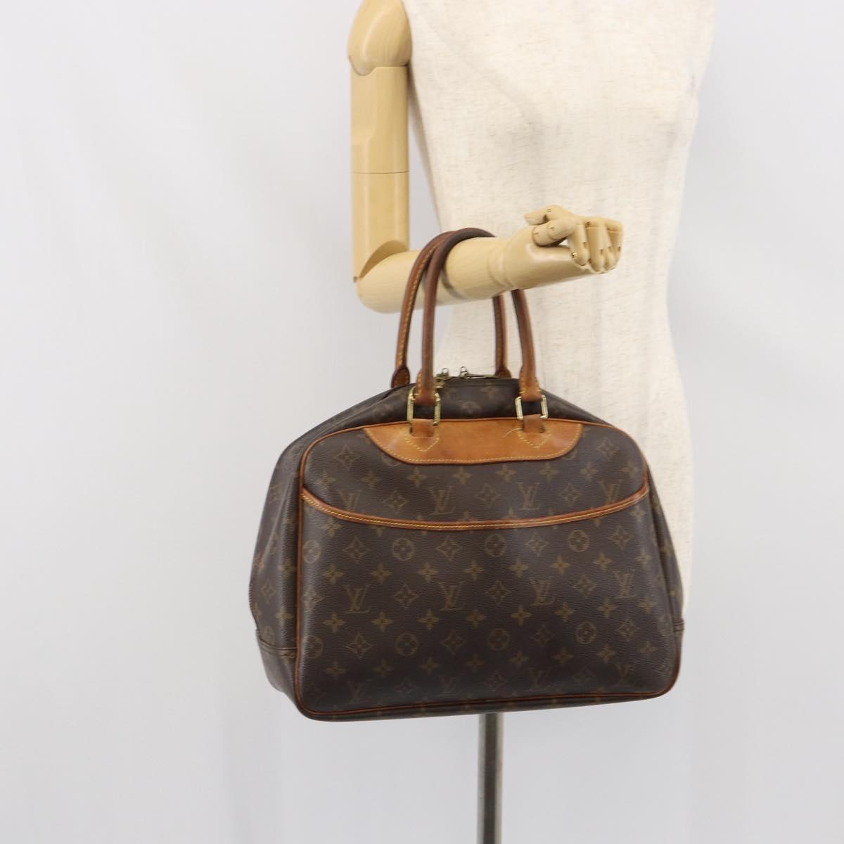 LOUIS VUITTON Monogram Deauville Hand Bag M47270 LV Auth 166538