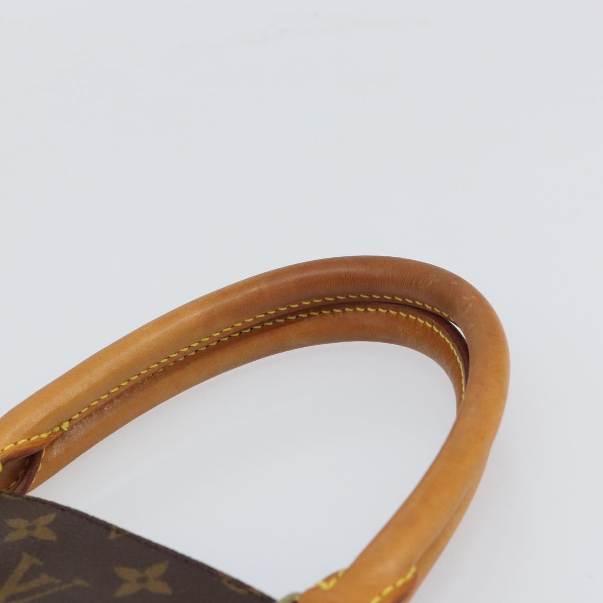 LOUIS VUITTON Monogram Sac Plat Hand Bag M51140 LV Auth 166545