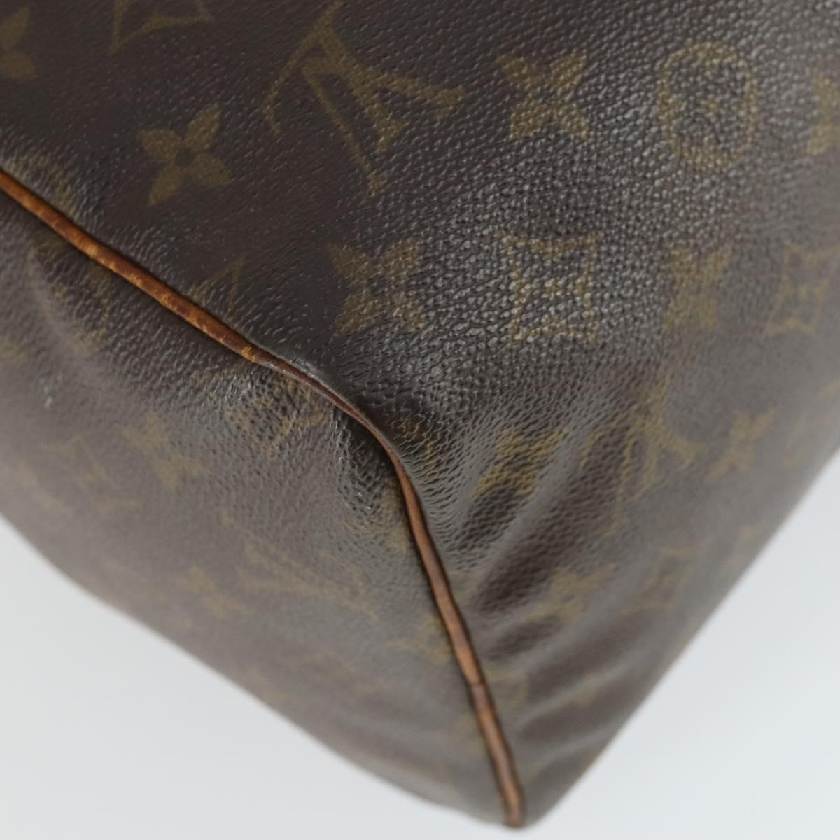 LOUIS VUITTON Monogram Speedy 30 Hand Bag M41526 LV Auth 166546