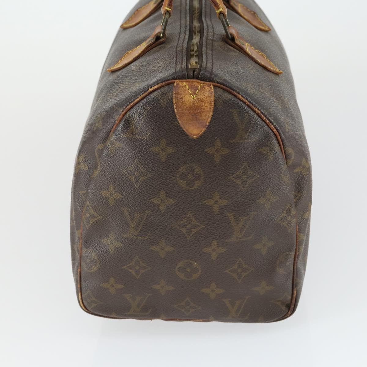 LOUIS VUITTON Monogram Speedy 30 Hand Bag M41526 LV Auth 166546
