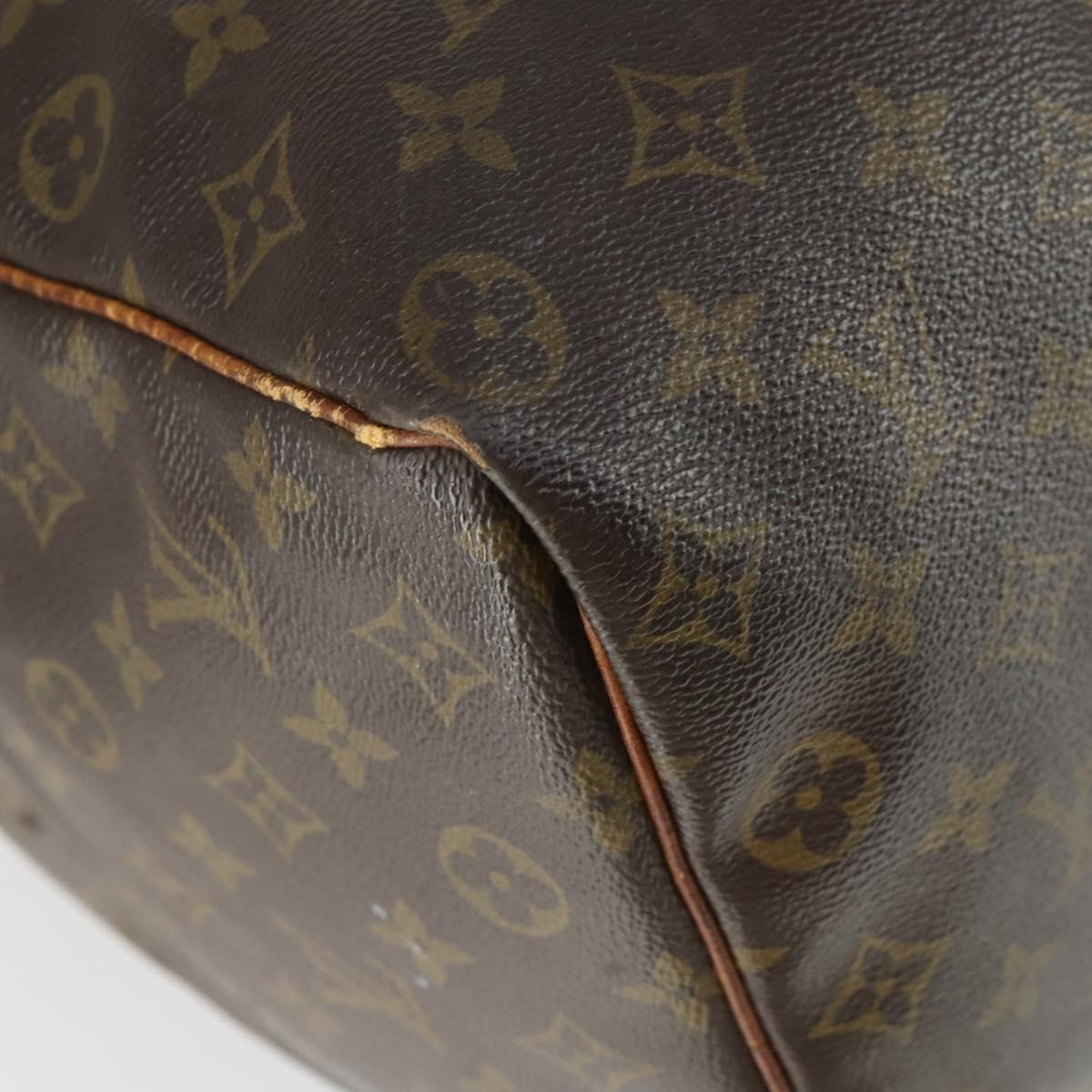 LOUIS VUITTON Monogram Keepall 50 Boston Bag M41426 LV Auth 166549