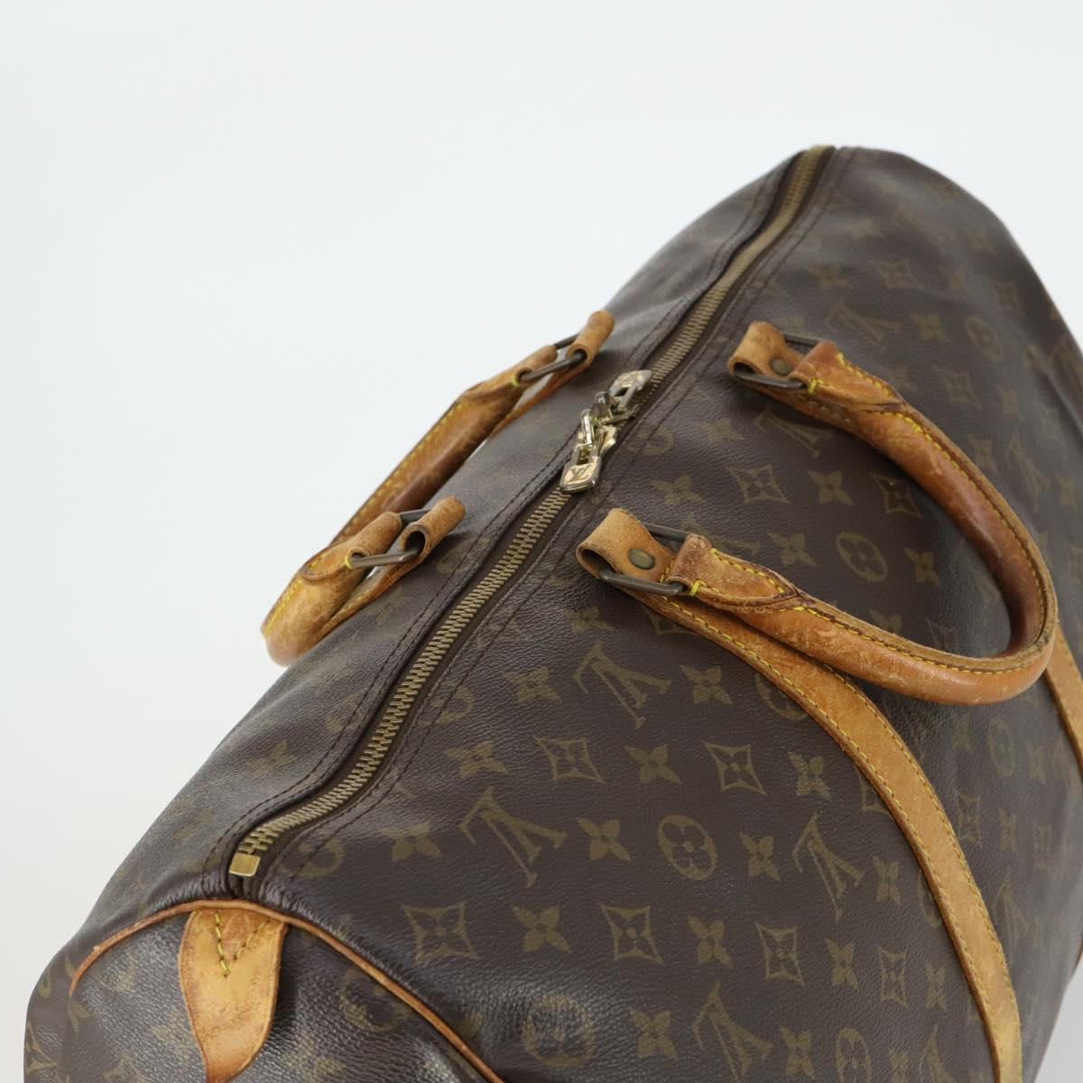 LOUIS VUITTON Monogram Keepall 50 Boston Bag M41426 LV Auth 166549