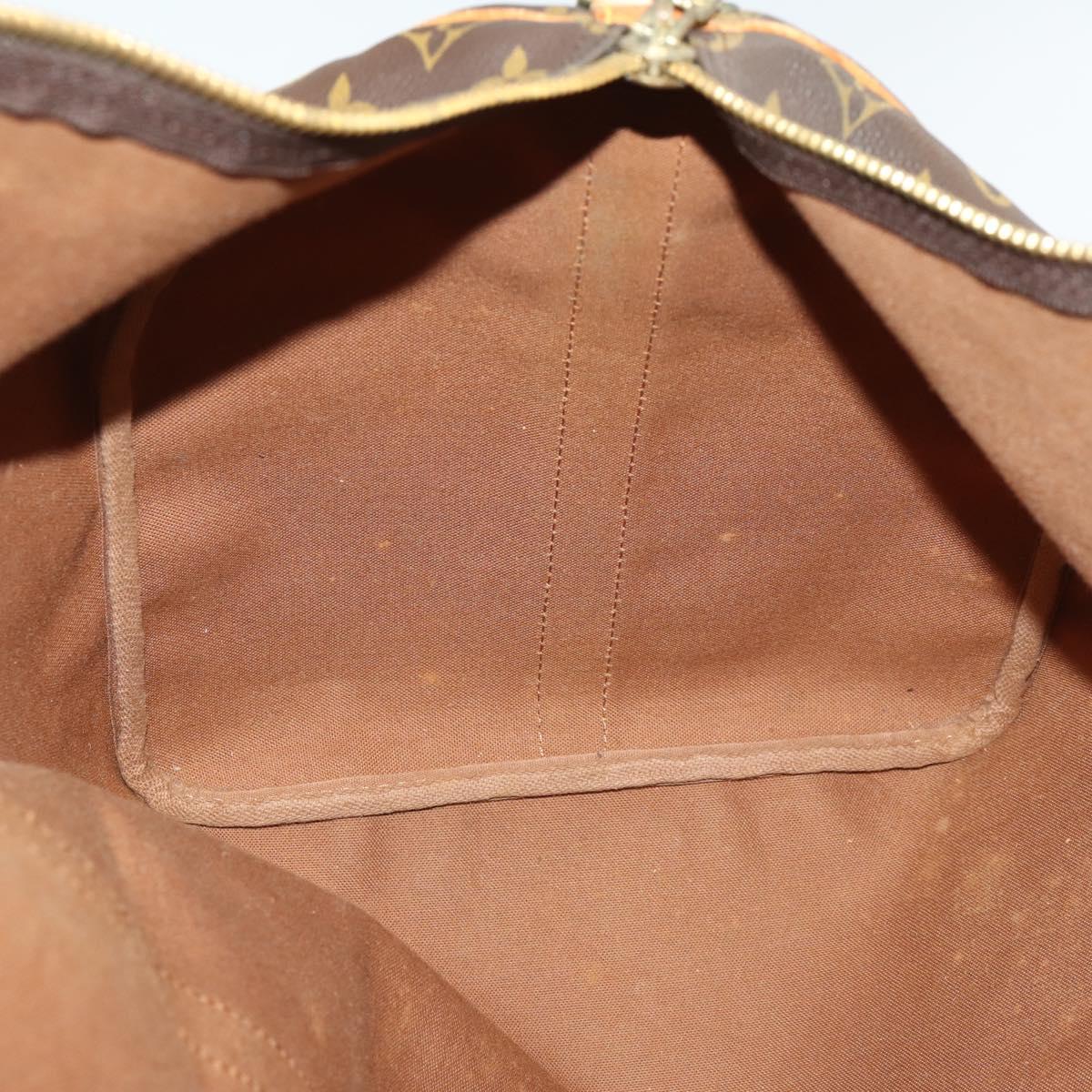 LOUIS VUITTON Monogram Keepall Bandouliere 55 Boston Bag M41414 LV Auth 166551