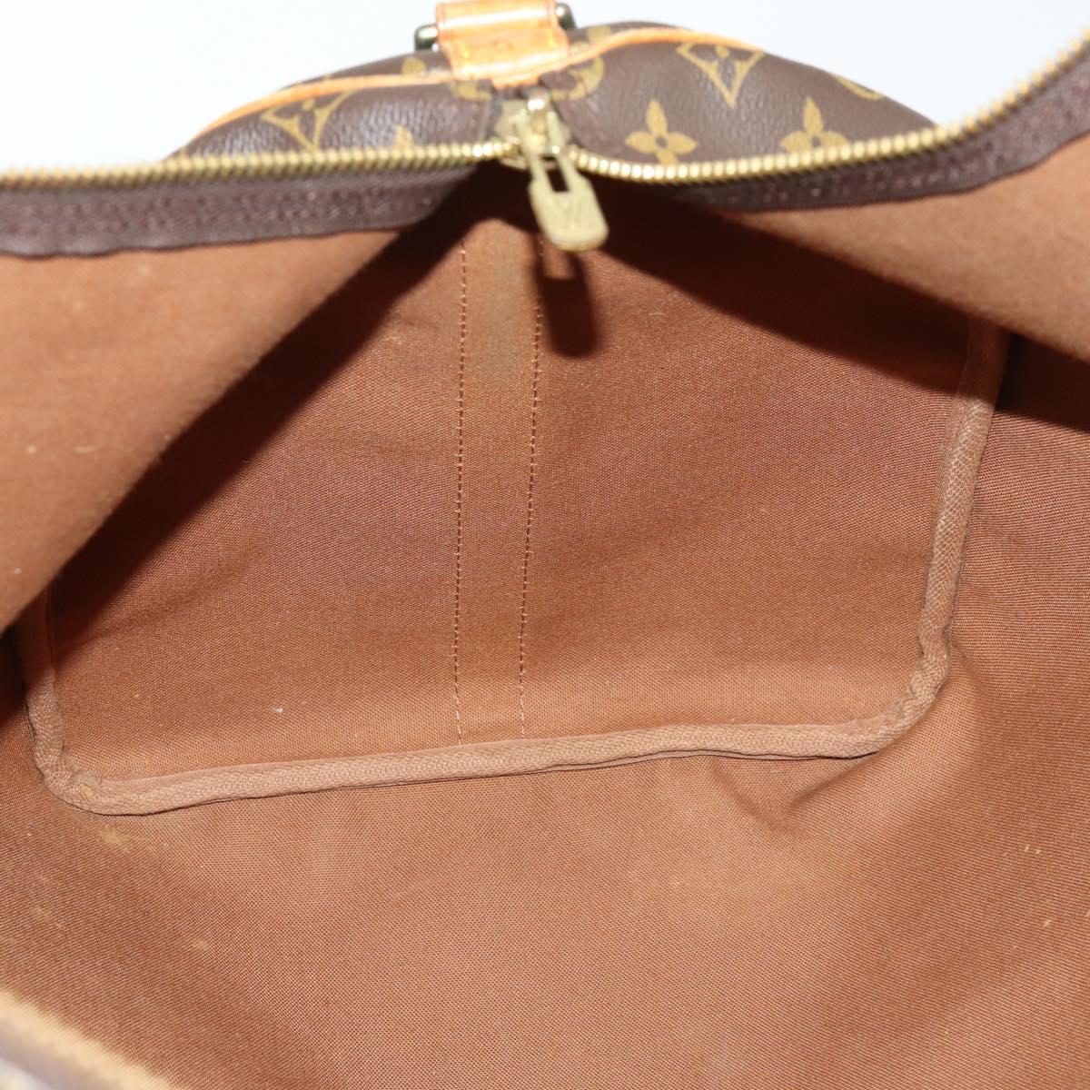 LOUIS VUITTON Monogram Keepall Bandouliere 55 Boston Bag M41414 LV Auth 166551