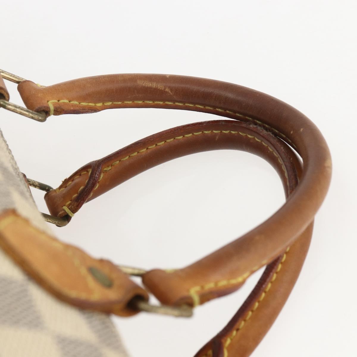 LOUIS VUITTON Damier Azur Speedy 30 Hand Bag N41533 LV Auth 166555