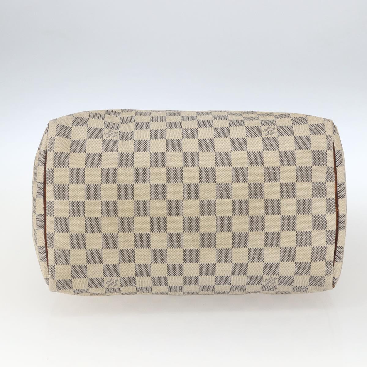 LOUIS VUITTON Damier Azur Speedy 30 Hand Bag N41533 LV Auth 166555