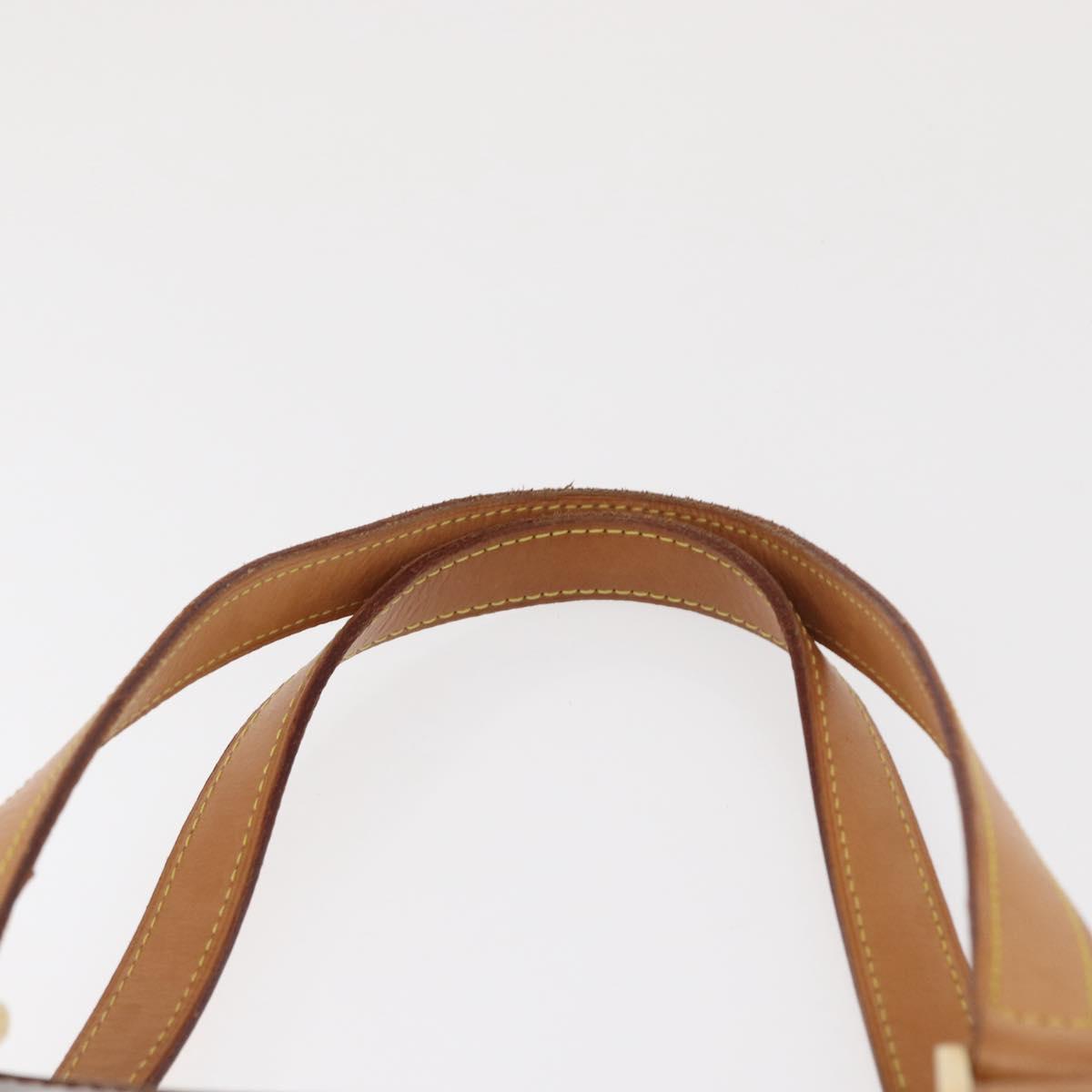 LOUIS VUITTON Monogram Vernis Houston Hand Bag Bronze M91122 LV Auth 166557
