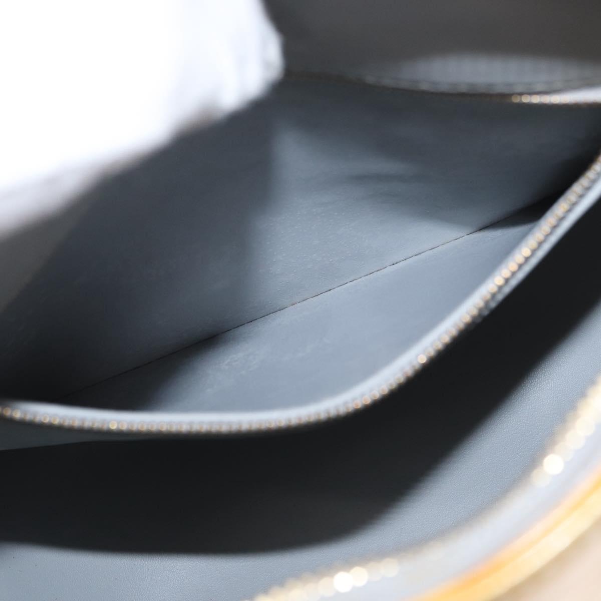 LOUIS VUITTON Monogram Vernis Houston Hand Bag Gris M91053 LV Auth 166559