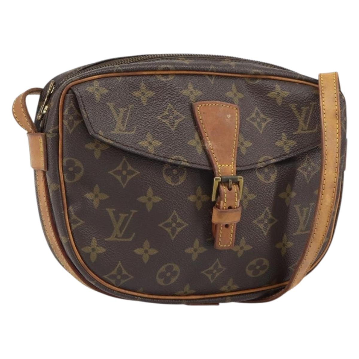 LOUIS VUITTON Monogram Jeune Fille MM Shoulder Bag M51226 LV Auth 166577