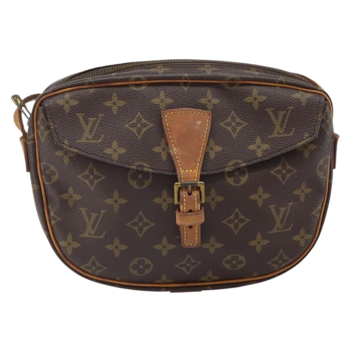 LOUIS VUITTON Monogram Jeune Fille MM Shoulder Bag M51226 LV Auth 166577