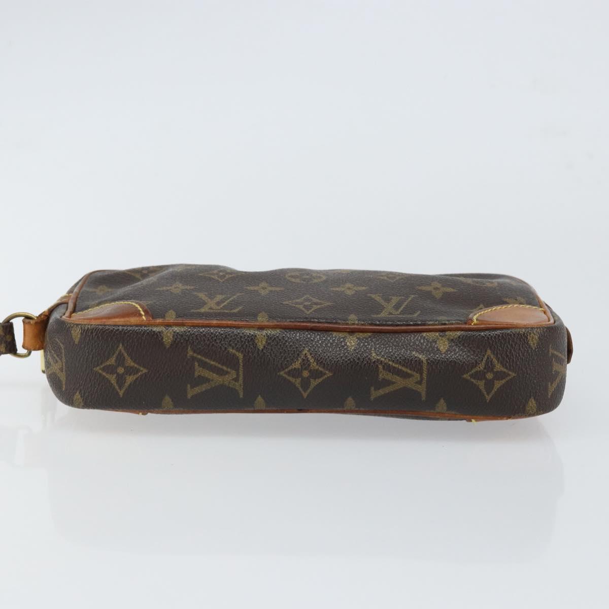LOUIS VUITTON Monogram Marly Dragonne PM Clutch Bag M51827 LV Auth 166581