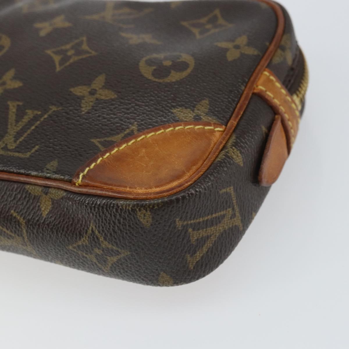 LOUIS VUITTON Monogram Marly Dragonne PM Clutch Bag M51827 LV Auth 166581
