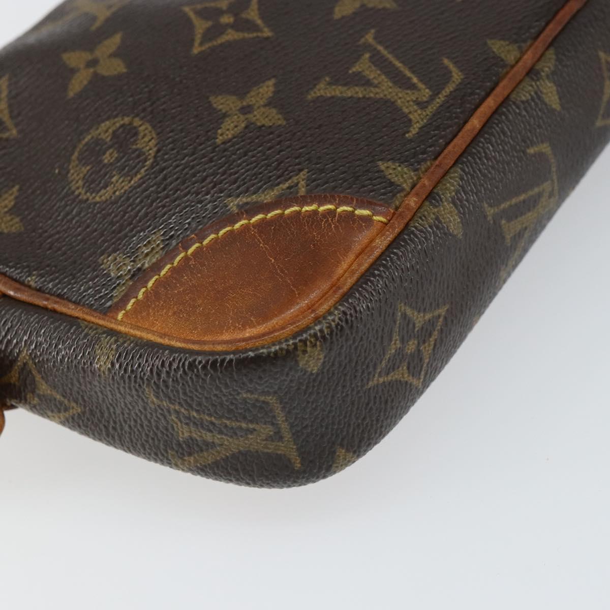 LOUIS VUITTON Monogram Marly Dragonne PM Clutch Bag M51827 LV Auth 166581