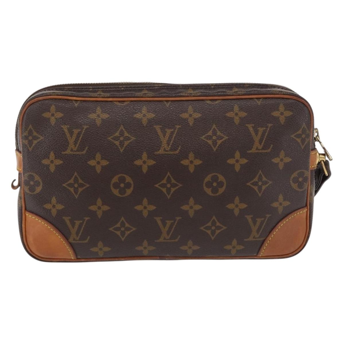 LOUIS VUITTON Monogram Marly Dragonne GM Clutch Bag M51825 LV Auth 166583