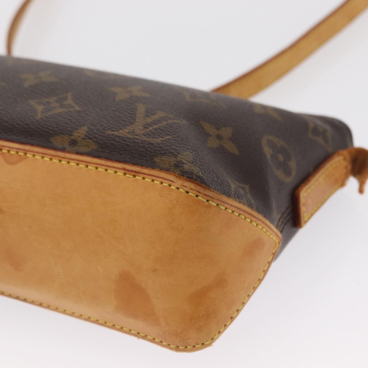 LOUIS VUITTON Monogram Trotteur Shoulder Bag M51240 LV Auth 166586