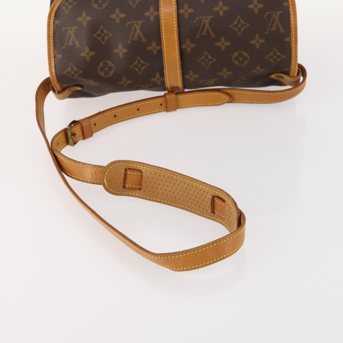 LOUIS VUITTON Monogram Saumur 30 Shoulder Bag M42256 LV Auth 166593
